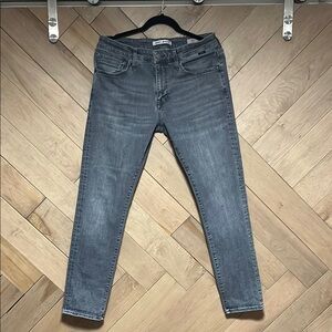 Mavi Gray Slim Jeans with Tapered Fit and Stretch